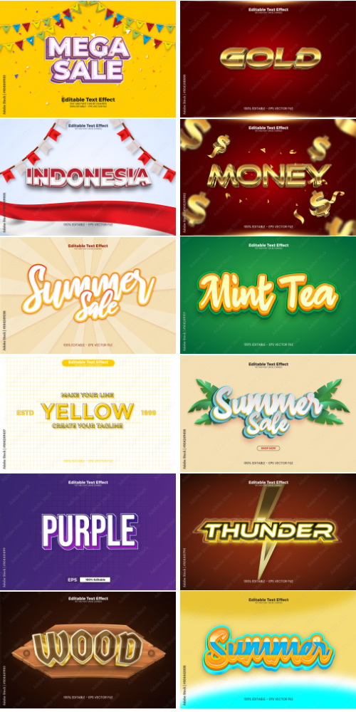 Editable Text Effect In Modern Trend Style 3 500xAI