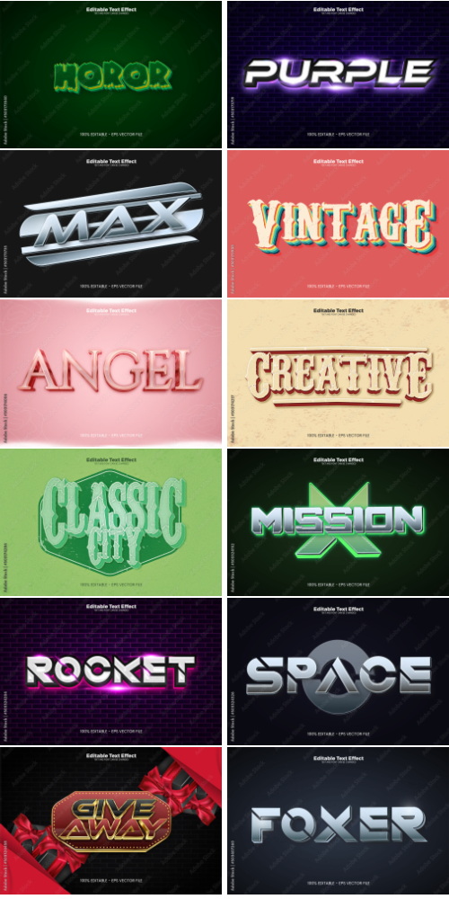 Editable Text Effect In Modern Trend Style 3 500xAI