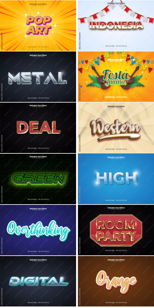 Editable Text Effect In Modern Trend Style 3 500xAI