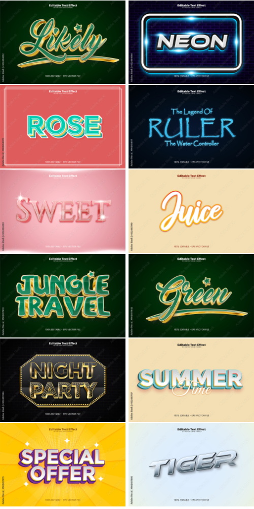 Editable Text Effect In Modern Trend Style 3 500xAI