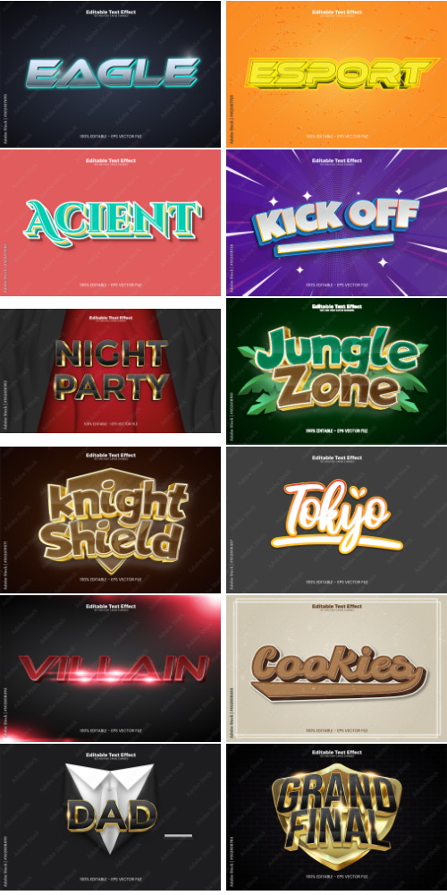 Editable Text Effect In Modern Trend Style 3 500xAI