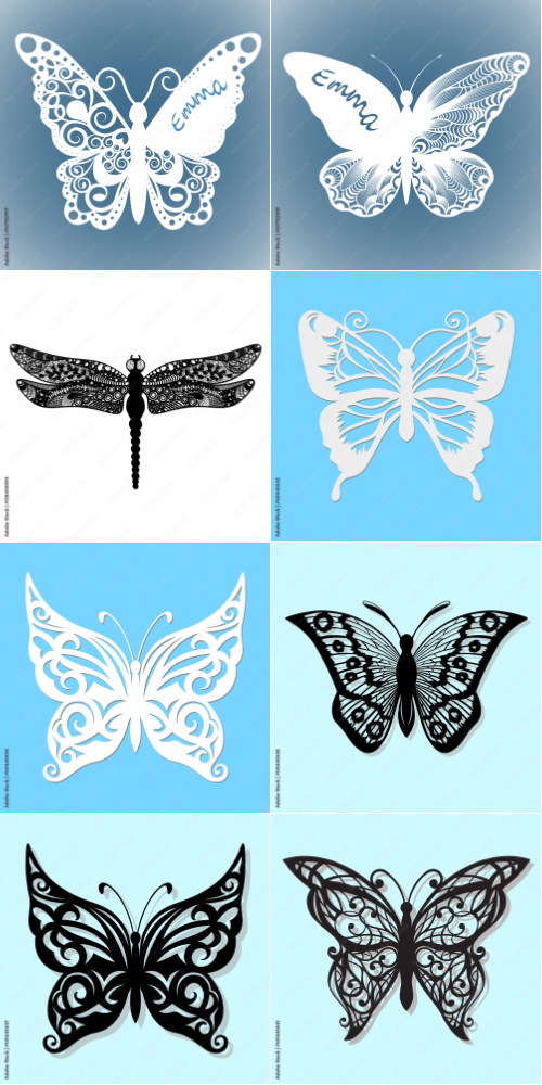 Laser Cutting Vector Cutout 1000xAI Laser Cutting Vector Cutout 1000xAI