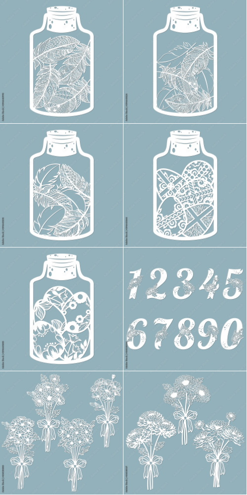 Laser Cutting Vector Cutout 1000xAI Laser Cutting Vector Cutout 1000xAI