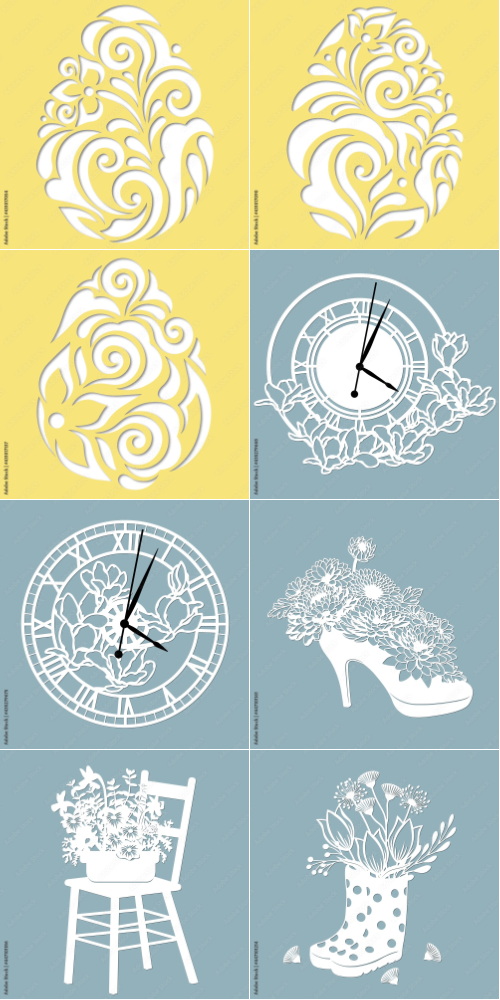 Laser Cutting Vector Cutout 1000xAI Laser Cutting Vector Cutout 1000xAI