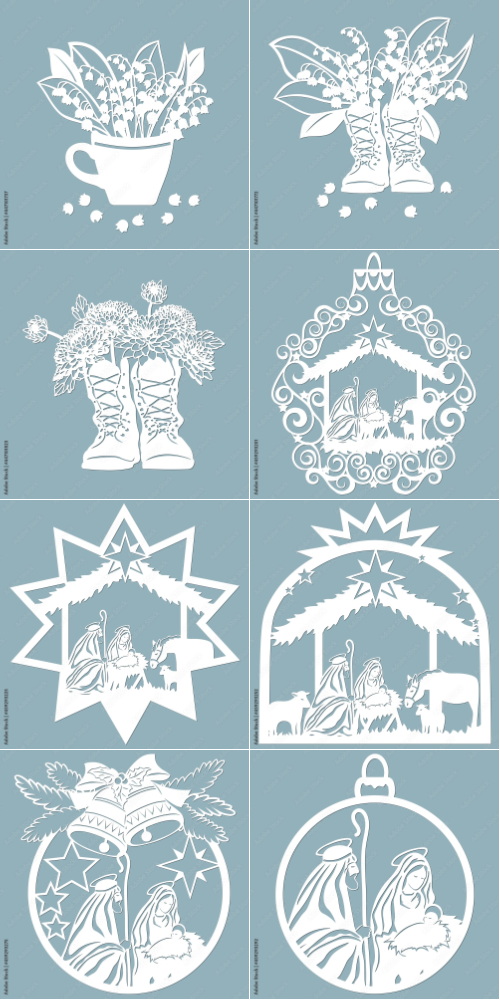 Laser Cutting Vector Cutout 1000xAI Laser Cutting Vector Cutout 1000xAI
