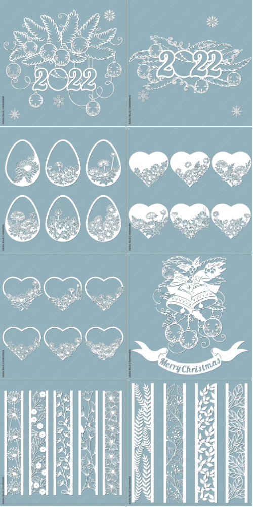Laser Cutting Vector Cutout 1000xAI Laser Cutting Vector Cutout 1000xAI