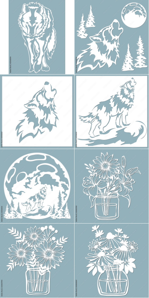 Laser Cutting Vector Cutout 1000xAI Laser Cutting Vector Cutout 1000xAI