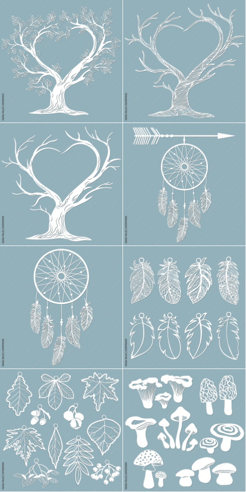 Laser Cutting Vector Cutout 1000xAI Laser Cutting Vector Cutout 1000xAI