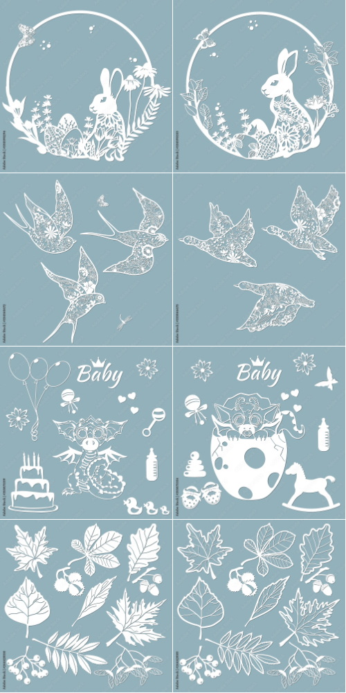 Laser Cutting Vector Cutout 1000xAI Laser Cutting Vector Cutout 1000xAI