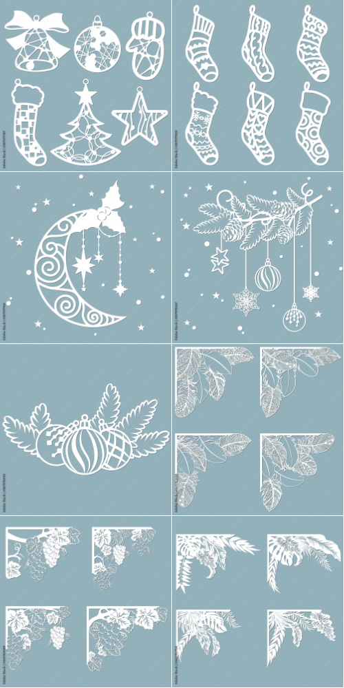 Laser Cutting Vector Cutout 1000xAI Laser Cutting Vector Cutout 1000xAI