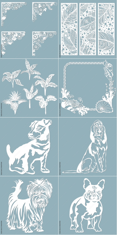 Laser Cutting Vector Cutout 1000xAI Laser Cutting Vector Cutout 1000xAI
