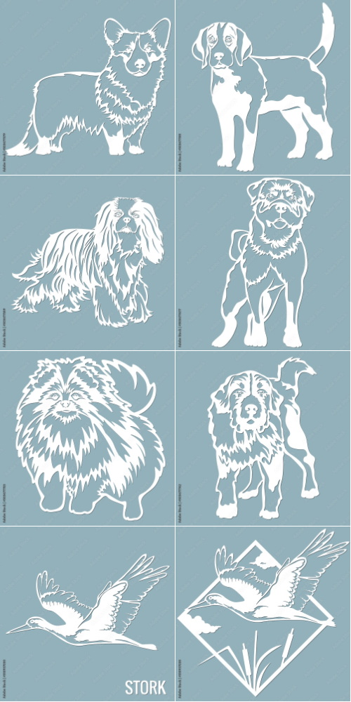 Laser Cutting Vector Cutout 1000xAI Laser Cutting Vector Cutout 1000xAI
