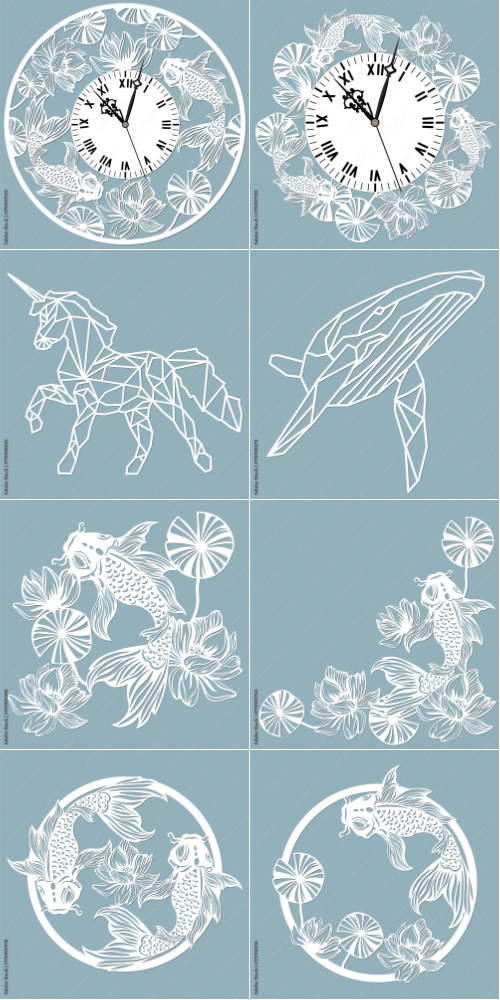 Laser Cutting Vector Cutout 1000xAI Laser Cutting Vector Cutout 1000xAI