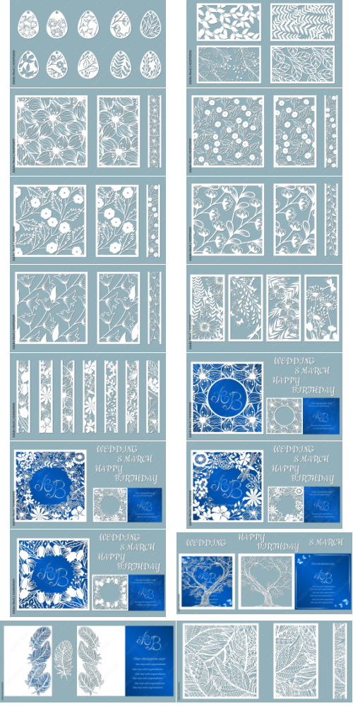 Laser Cutting Vector Cutout 1000xAI Laser Cutting Vector Cutout 1000xAI