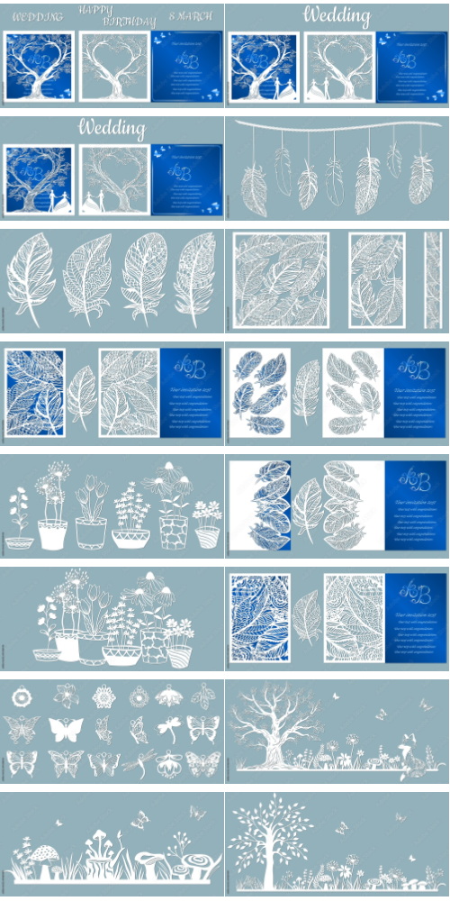 Laser Cutting Vector Cutout 1000xAI Laser Cutting Vector Cutout 1000xAI