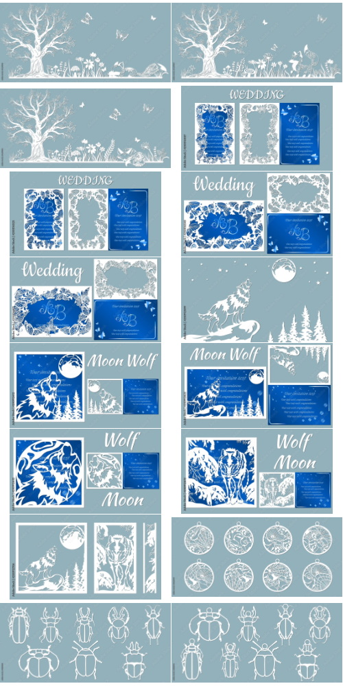 Laser Cutting Vector Cutout 1000xAI Laser Cutting Vector Cutout 1000xAI