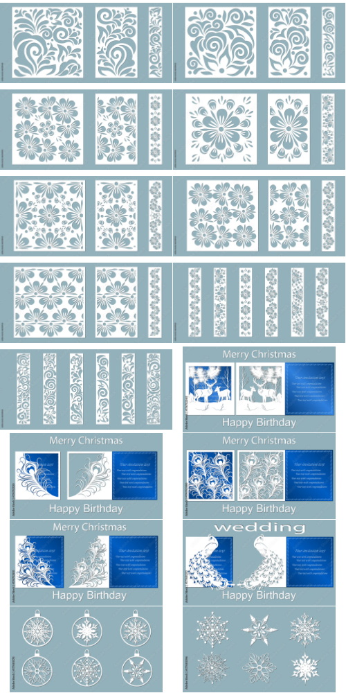 Laser Cutting Vector Cutout 1000xAI Laser Cutting Vector Cutout 1000xAI