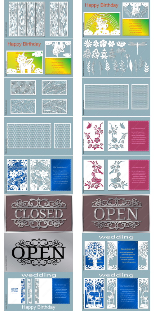 Laser Cutting Vector Cutout 1000xAI Laser Cutting Vector Cutout 1000xAI