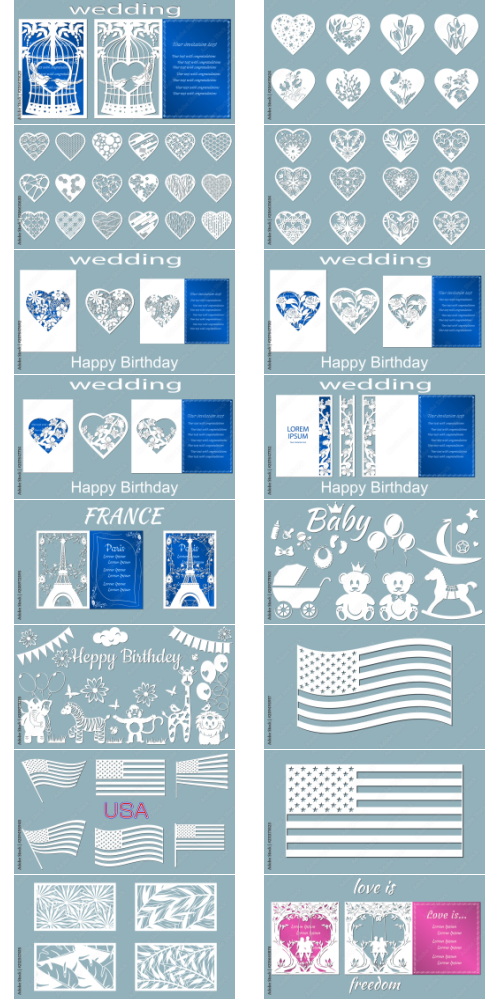 Laser Cutting Vector Cutout 1000xAI Laser Cutting Vector Cutout 1000xAI