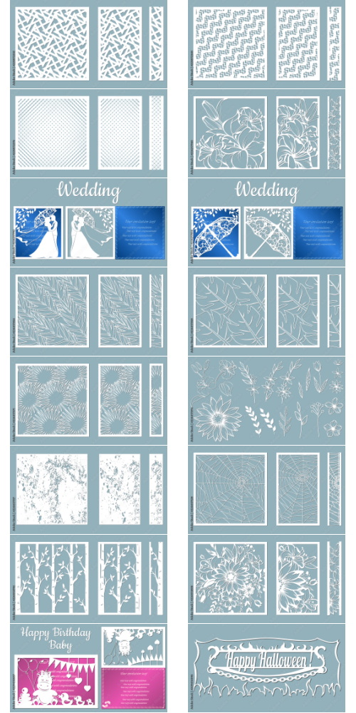 Laser Cutting Vector Cutout 1000xAI Laser Cutting Vector Cutout 1000xAI