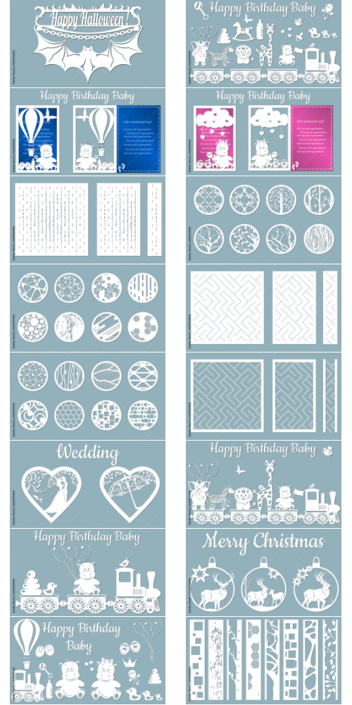 Laser Cutting Vector Cutout 1000xAI Laser Cutting Vector Cutout 1000xAI