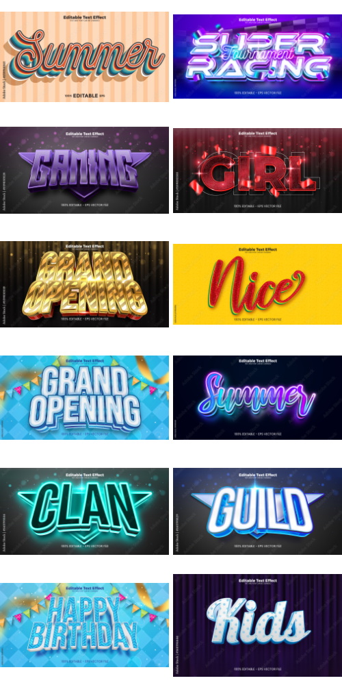 Editable Text Effect In Modern Trend Style 3 500xAI