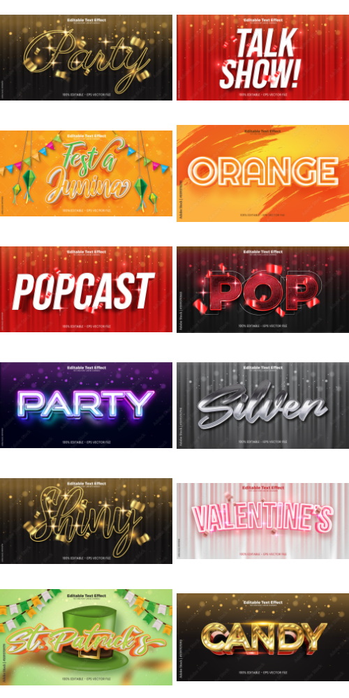 Editable Text Effect In Modern Trend Style 3 500xAI