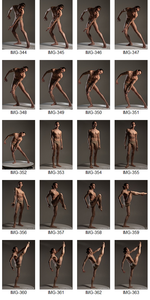 Artstation - 1700+ Complex Male Dancer Poses