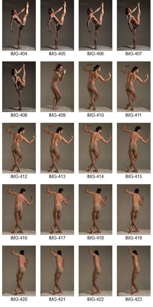 Artstation - 1700+ Complex Male Dancer Poses