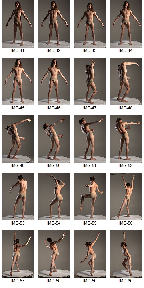 Artstation - 1700+ Complex Male Dancer Poses