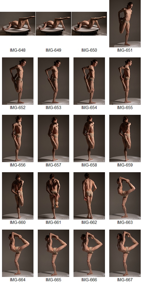 Artstation - 1700+ Complex Male Dancer Poses