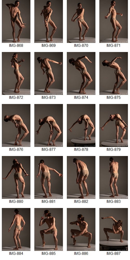 Artstation - 1700+ Complex Male Dancer Poses