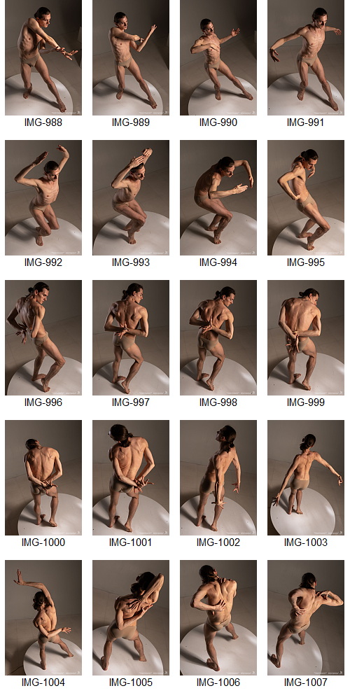 Artstation - 1700+ Complex Male Dancer Poses