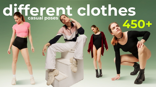 Pose & Reference Pack 800+