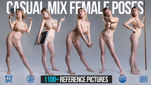 Pose & Reference Pack 800+
