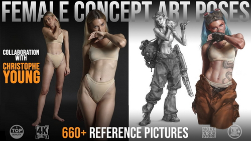 Pose & Reference Pack 800+