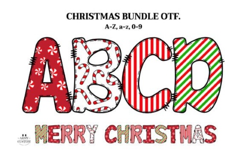 25 Colorful Christmas Decoration Fonts & Vector Elements 25 Colorful Christmas Decoration Fonts & Vector Elements