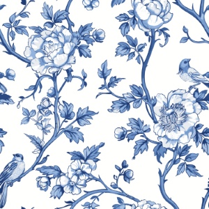 Toile De Jouy Print Design - Vintage Seamless Patterns #2, 44xEPS