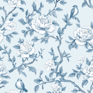 Toile De Jouy Print Design - Vintage Seamless Patterns #2, 44xEPS