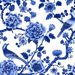 Toile De Jouy Print Design - Vintage Seamless Patterns #2, 44xEPS