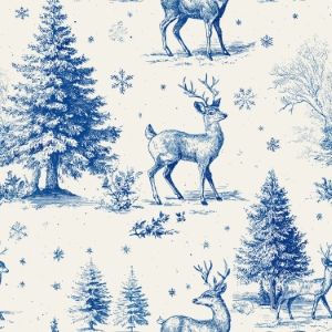 Toile De Jouy Print Design - Vintage Seamless Patterns #2, 44xEPS