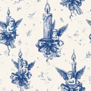 Toile De Jouy Print Design - Vintage Seamless Patterns #2, 44xEPS
