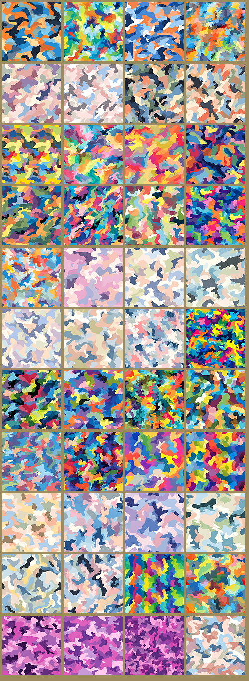 1000+ Seamless Camouflage Patterns 949xJPG, 123xPNG