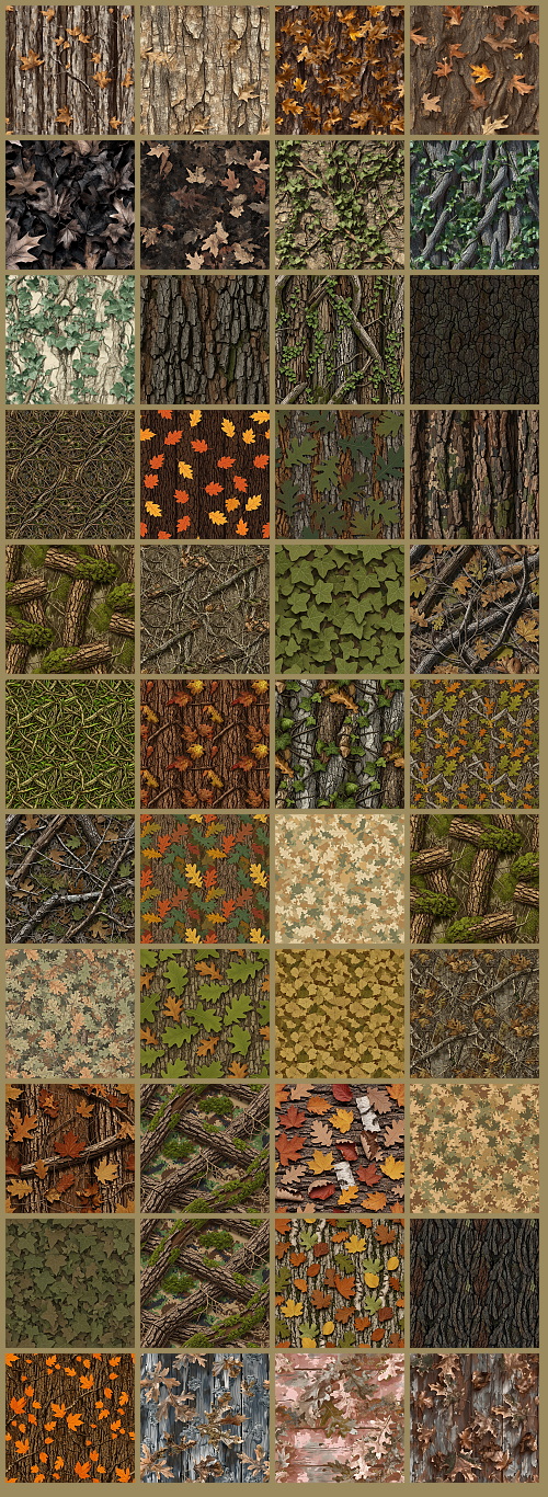 1000+ Seamless Camouflage Patterns 949xJPG, 123xPNG