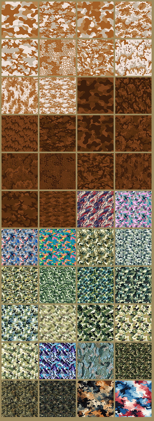 1000+ Seamless Camouflage Patterns 949xJPG, 123xPNG