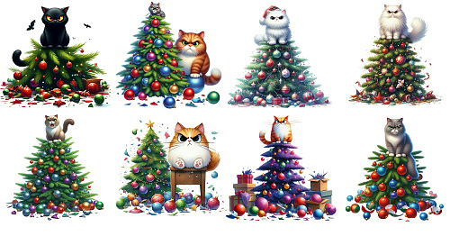 Christmas Tree Pretty Illustrations #2, 184xPNG