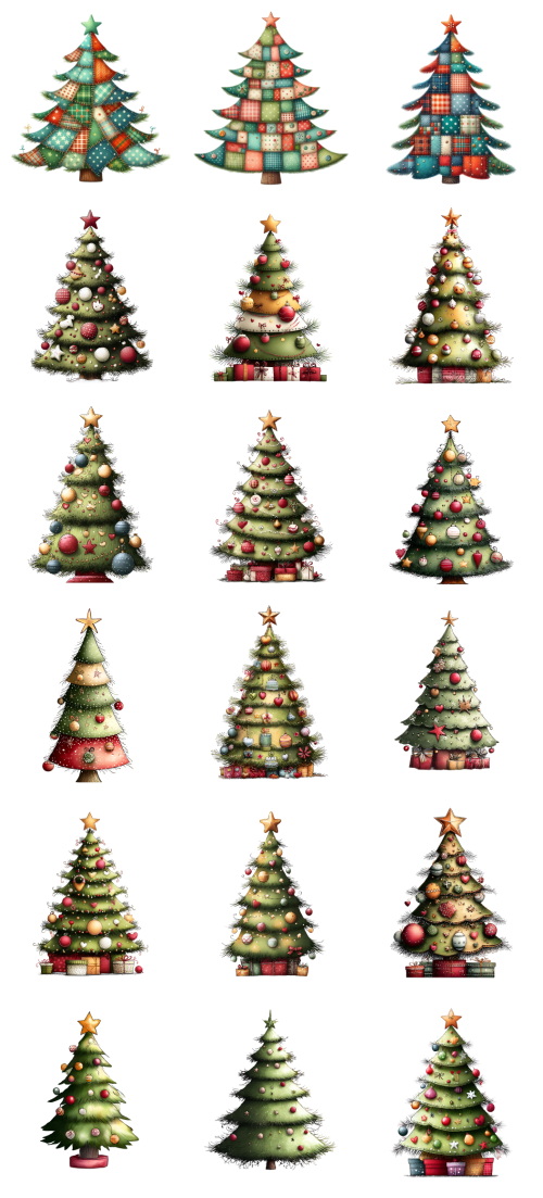 Christmas Tree Pretty Illustrations #11, 180xPNG Christmas Tree Pretty Illustrations #11, 180xPNG