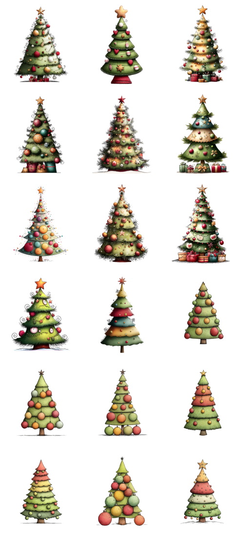 Christmas Tree Pretty Illustrations #11, 180xPNG Christmas Tree Pretty Illustrations #11, 180xPNG