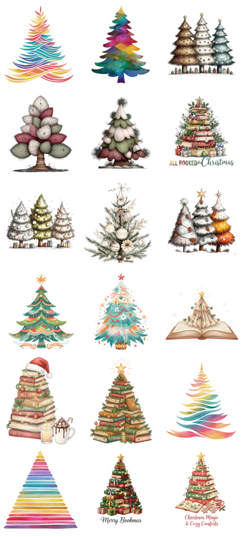Christmas Tree Pretty Illustrations #12, 135xPNG Christmas Tree Pretty Illustrations #12, 135xPNG