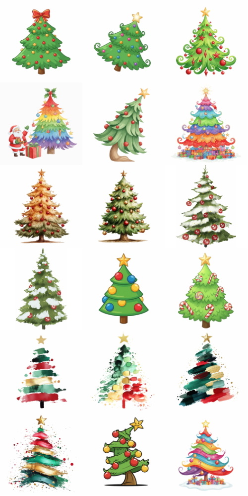 Christmas Tree Pretty Illustrations #15, 127xPNG Christmas Tree Pretty Illustrations #15, 127xPNG